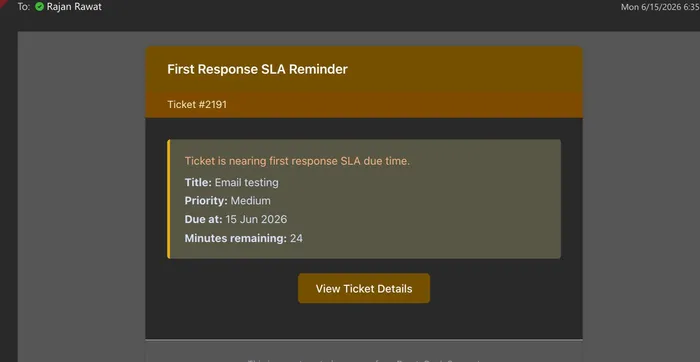 Pronto SLA tracking and escalation alerts